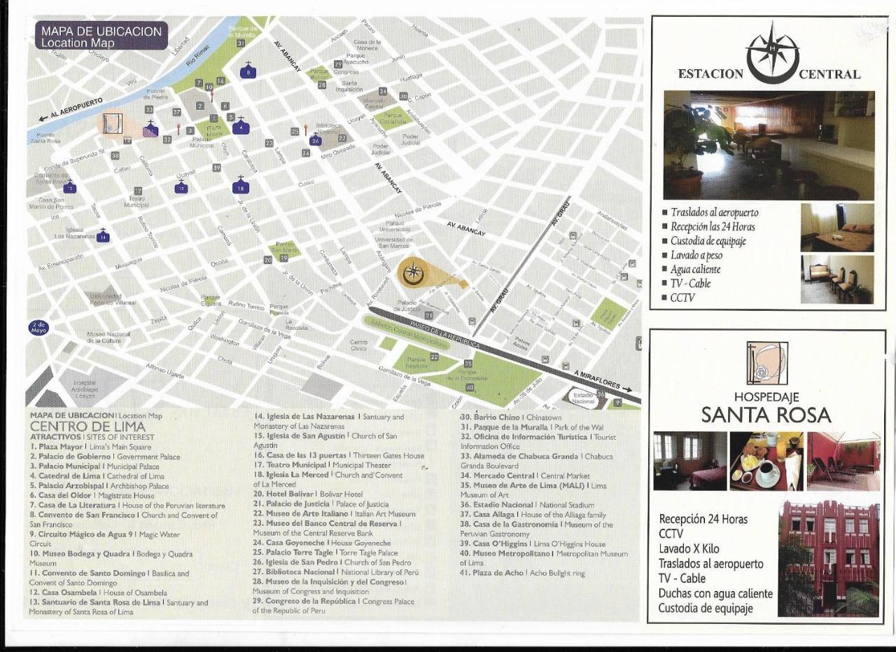 Hotel Estacion Central ลิมา ภายนอก รูปภาพ